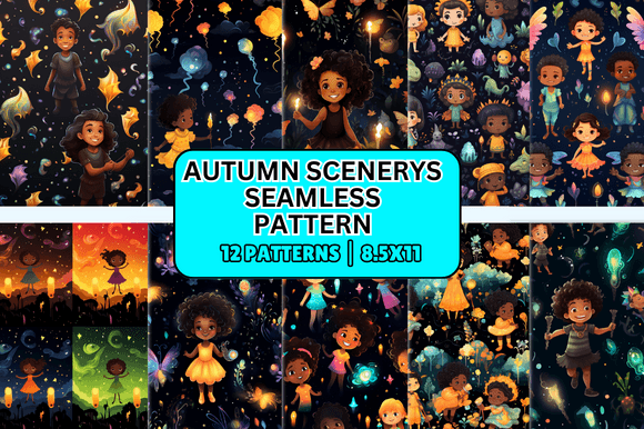 Black Kids Patterns: A Versatile Digital Resource for Creative Projects