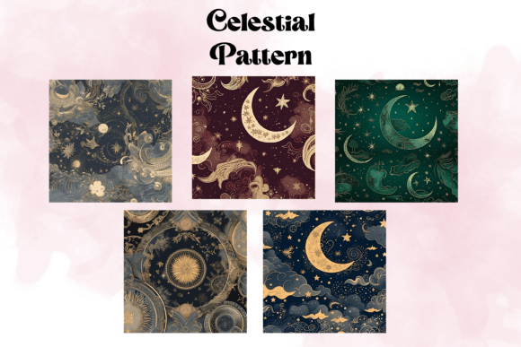 Celestial Mystical Moon Stars Patterns: A Creative Resource for Modern Designers and Entrepreneurs