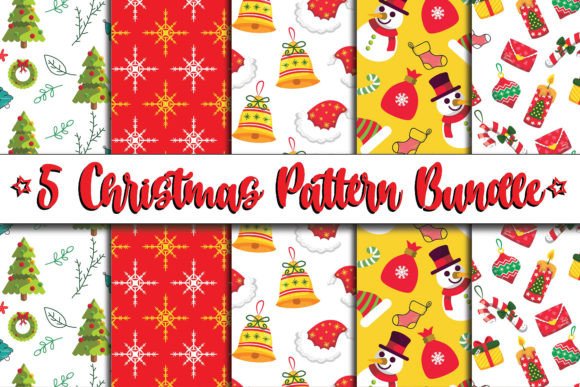 Christmas Digital Patterns Background: A Versatile Tool for Holiday Creations