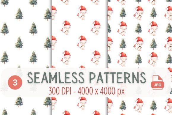 Christmas Minimalistic Festive Patterns