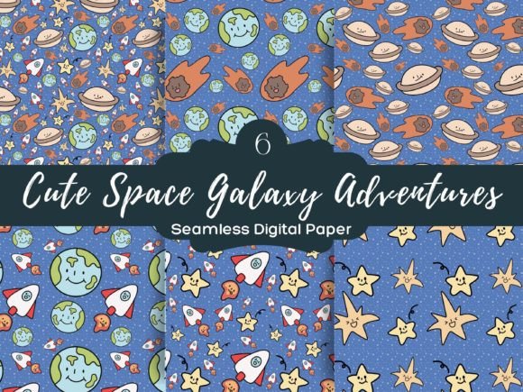 Cute Space Galaxy Adventures Patterns: A Gateway to Cosmic Creativity