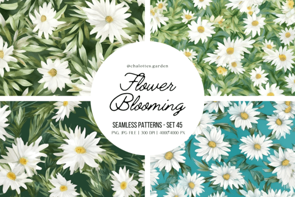 Daisy Flowers Seamless Patterns Vol.4: A Guide to Elevating Your DIY Creations