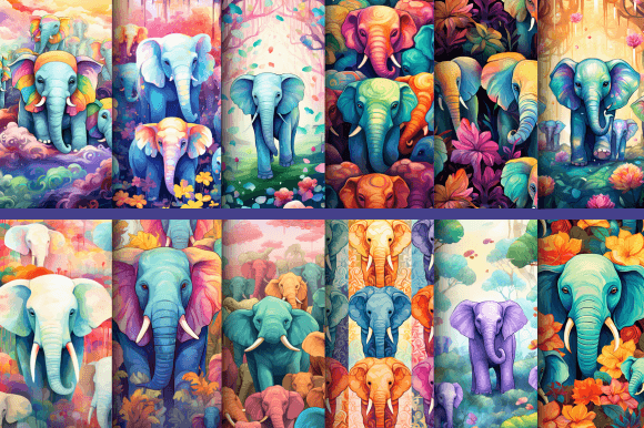 Elephants Patterns: A Versatile Design Asset for Creatives