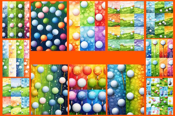 Golf Patterns: A Versatile Digital Resource for Creative Projects