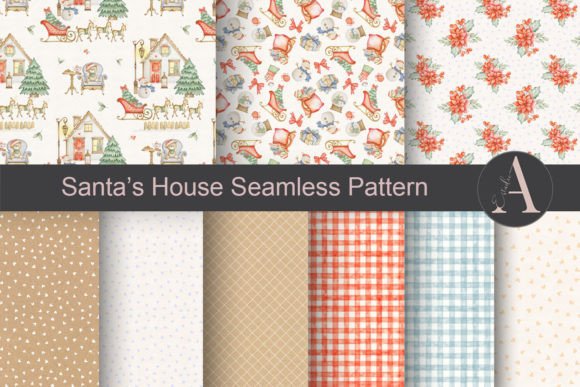Merry Christmas Seamless Patterns Set: A Creative Resource for the Modern Designer