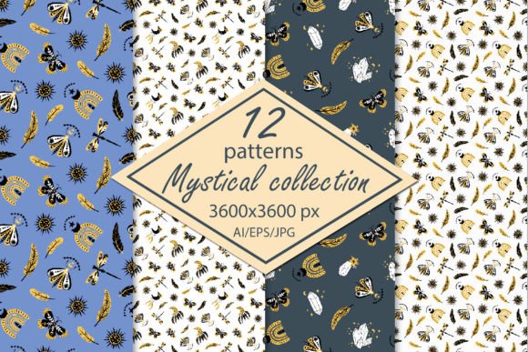 Mystical Collection - Seamless Patterns