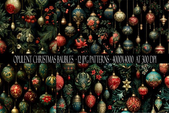 Opulent Christmas Bauble Patterns: A Guide to Elegant Holiday Design