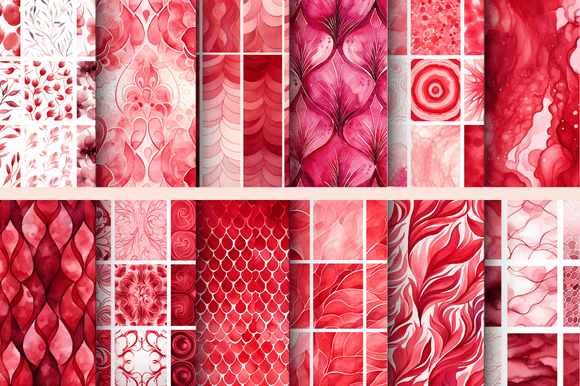 Ruby Red Patterns for Creative Projects