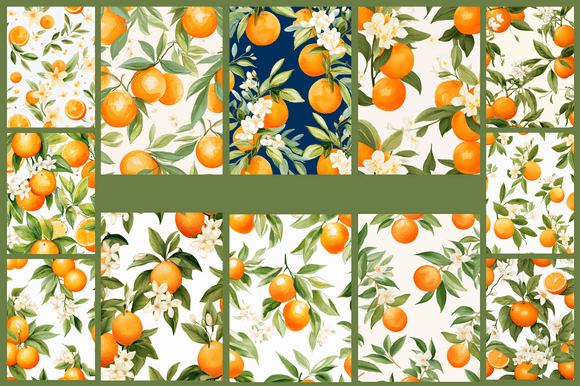 Tangerine Patterns: A Vibrant Addition to Your Creative Projects