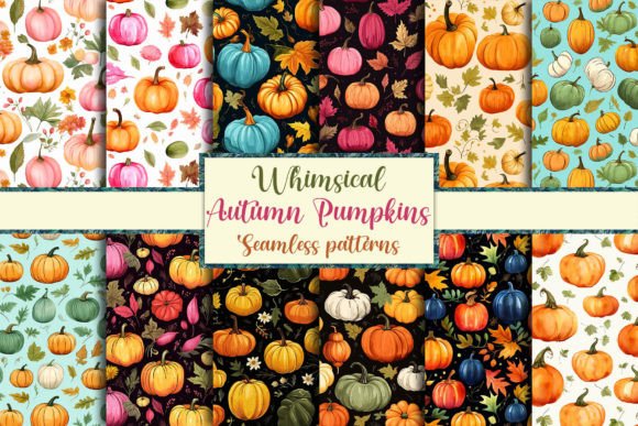 Unlocking Creativity with Wimsical Pumpkins Seamless Patterns: A Modern Design Essential