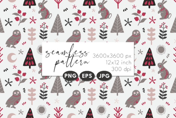 Winter Seamless Patterns: A Versatile Tool for Designers and Creatives